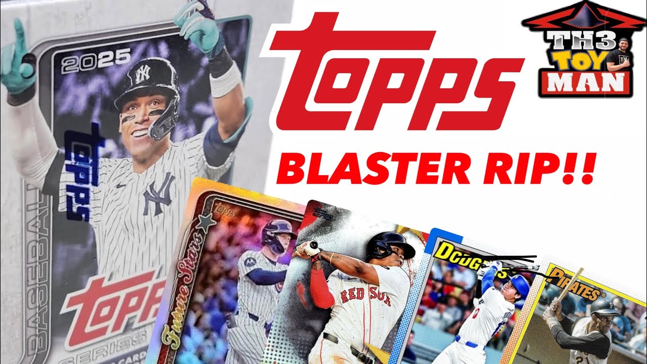 TOPPS BASEBALL 2025 BLASTER RIP! FIRST BASEBALL RIP ON THE CHANNEL! ANY AUTOS / NUMBERED?!