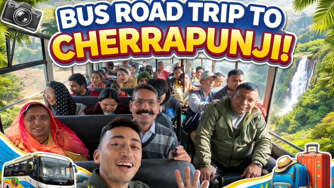 Army Campus SHILLONG  se CHERRAPUNJI ka bus drive with all Army Members | Moments to Cherish