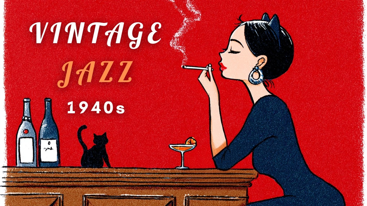 1940's Vintage Jazz Playlist - Four strings, a thousand miles of gravel. | MEOW JAZZ
