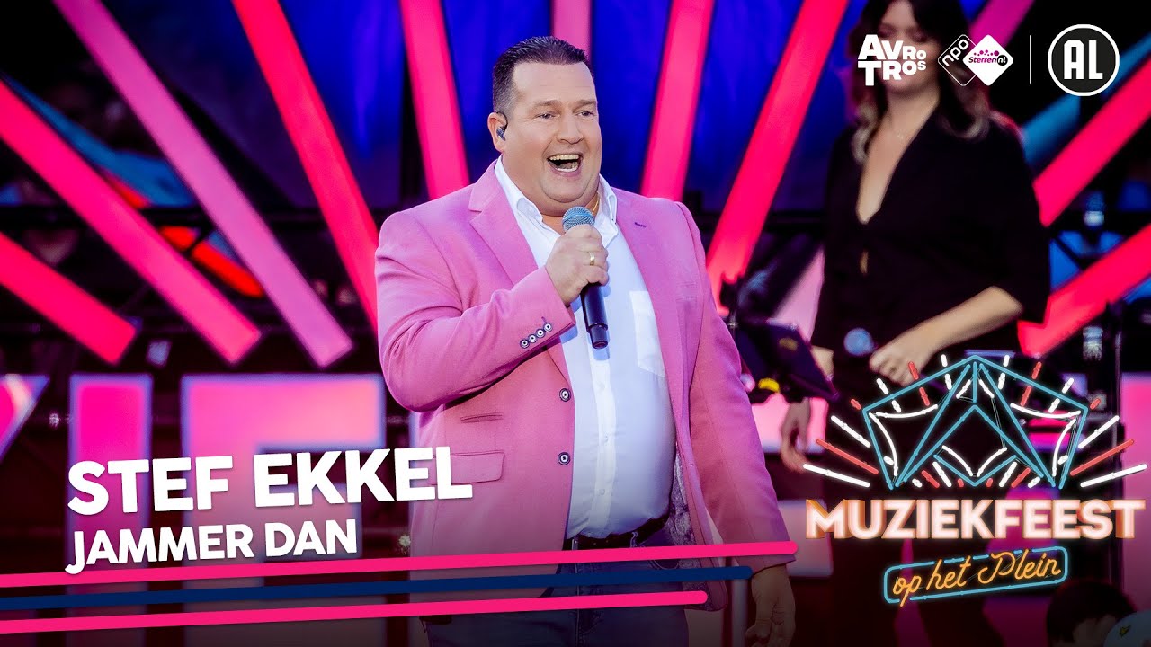 Stef Ekkel - Jammer dan • Muziekfeest op het Plein 2022 // Sterren NL