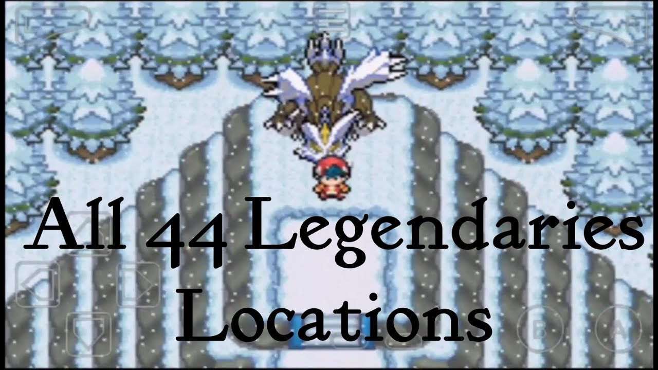 All Legendary Pokemon Locations In Pokemon Light Platinium