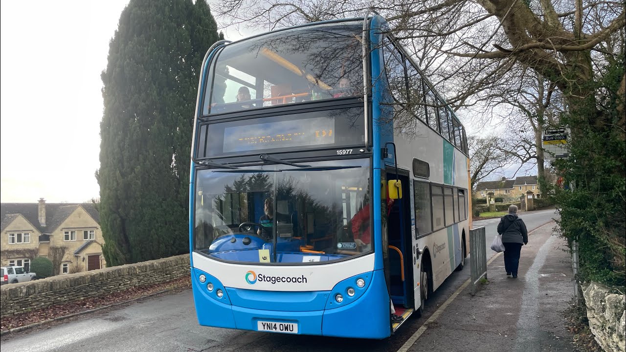 (THRASH + HILLCLIMB) Stagecoach West Scania N230UD ADL Enviro400 15977 YN14 OWU | Route 67
