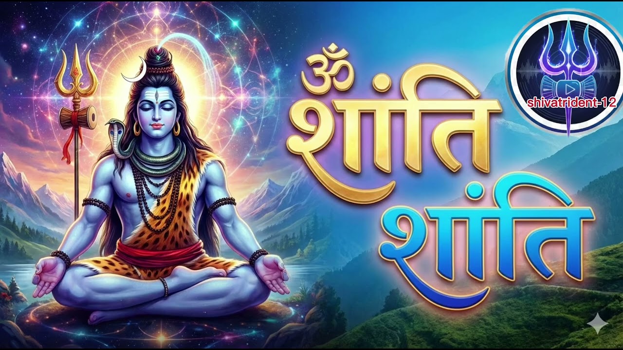 ॐ शांति, ॐ शांति,साँस में बस जाए रोशनी।मन की धुंध धीरे छँटे,दिल में उतरे सच्ची #song #mahadev
