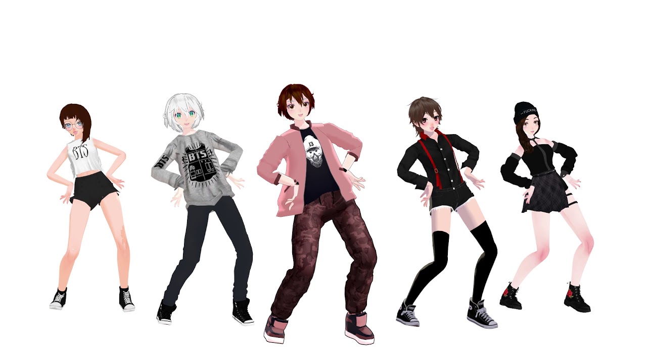 (MMD x WeirdPeopleFamily) Cafeteria