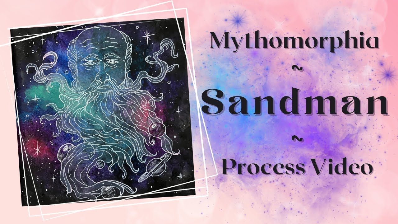 Kerby Rosanes | Mythomorphia | Sandman | Watercolor Background | Process/Speedcoloring