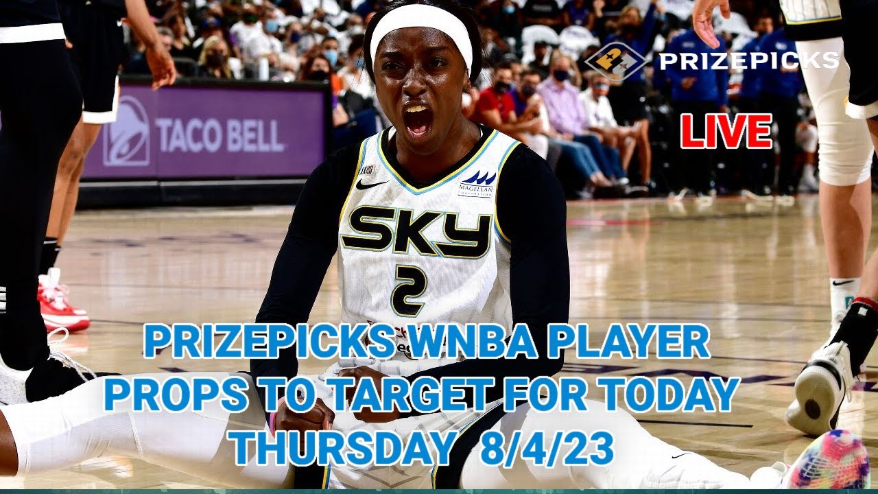 PRIZEPICKS WNBA BEST PROPS TO TARGET TODAY (JONES AND COOPER)  8/4/23