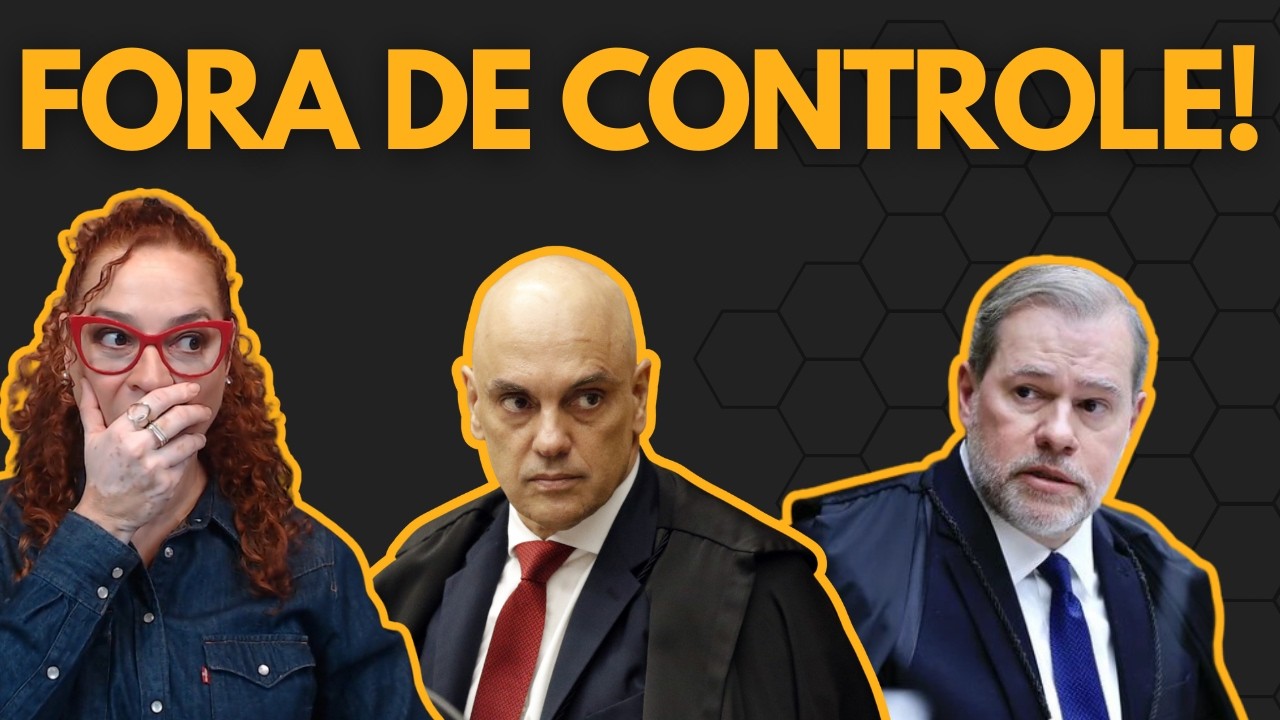 Moraes e Toffoli dão chilique e partem pra cima da imprensa