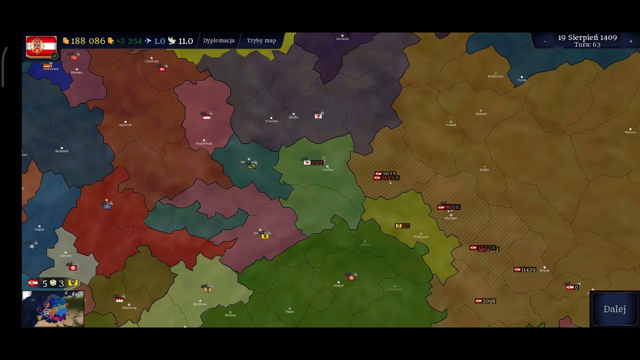 Zagrajmy w grę AOCII NA MODZIE FATE OF WORLD NA SCENARIUSZU Z 1400