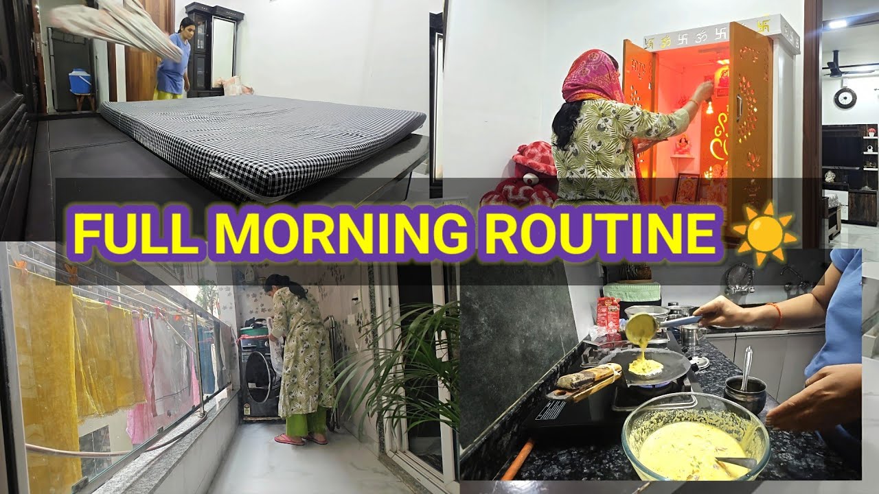 Full Morning Routine 😍 | Healthy Habits + Clean Home + Positive Vibes! #nilamvlogs