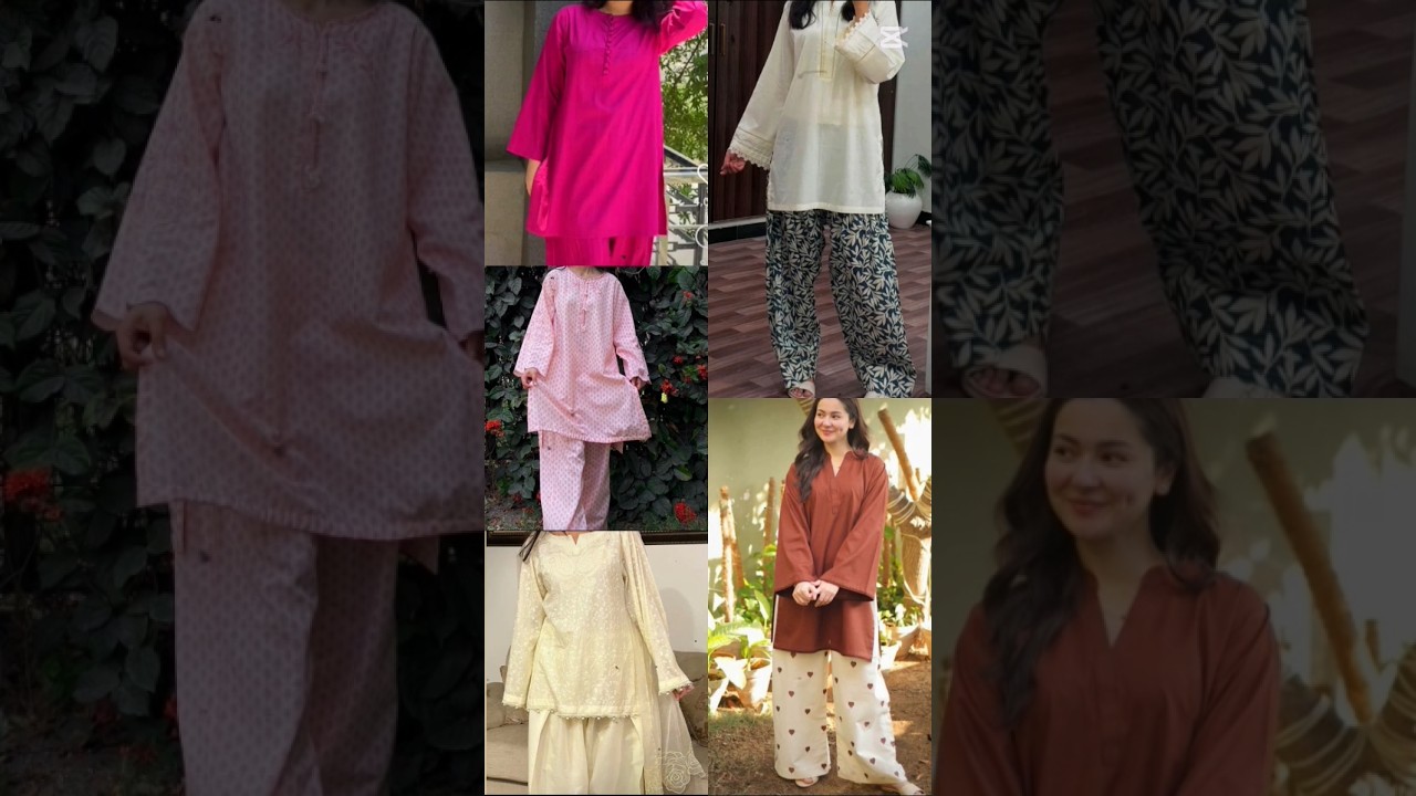 Printed Kurti Design with Lace |  Pakistani suit 