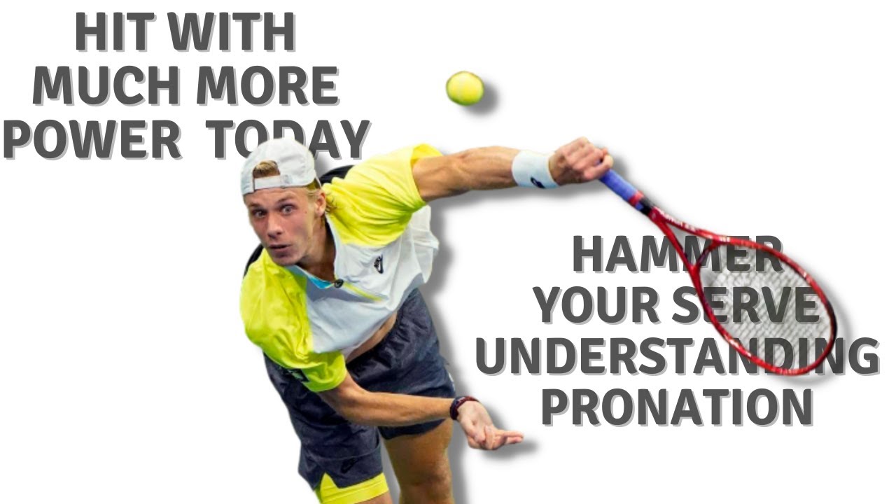 The role of the arm and pronation.  How to serve faster TODAY