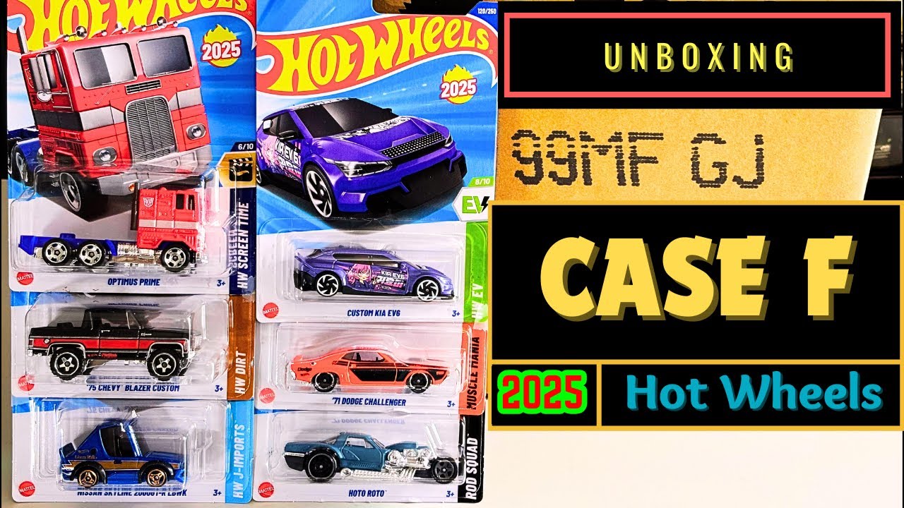 Unboxing - Hot Wheels 2025 Case F