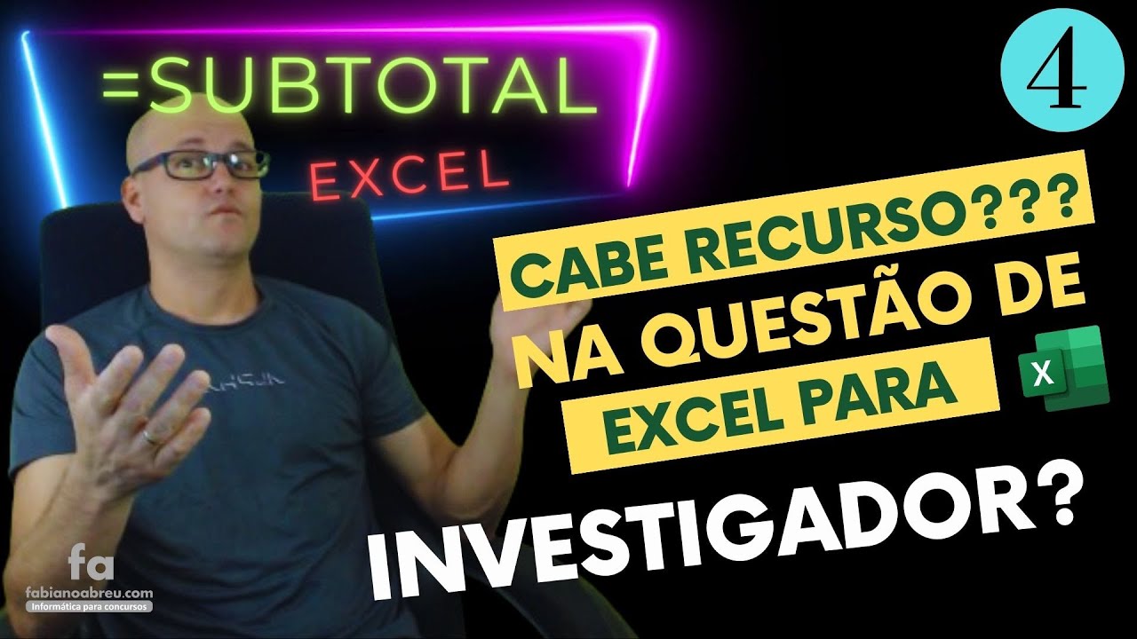 Excel função 