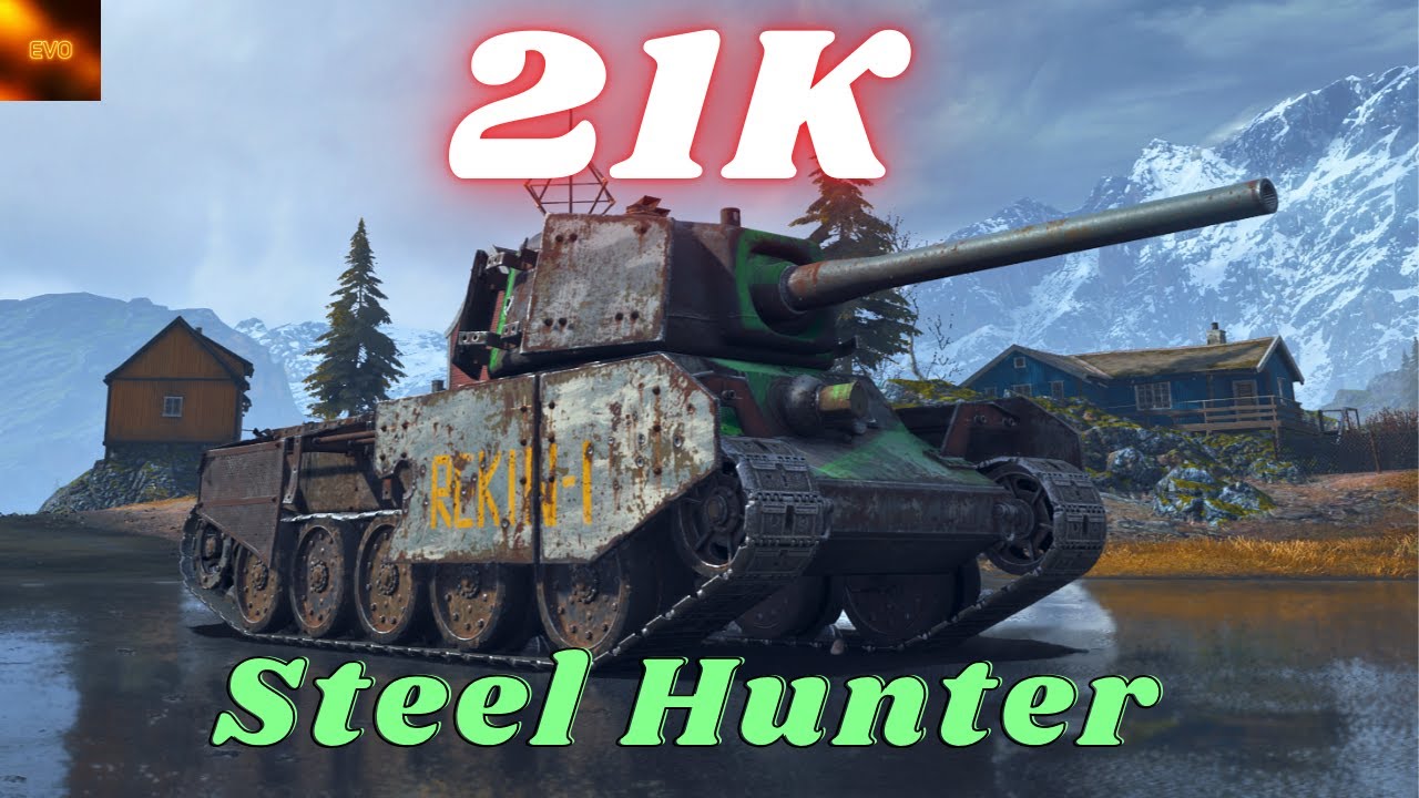 Steel Hunter - Huragan 21K Damage 11 Kills   World of Tanks