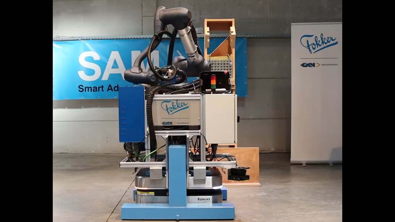 How it's done   Romias Robotics   SAM XL Cobot Drilling @ GKN Fokker Papendrecht The Netherlands   O