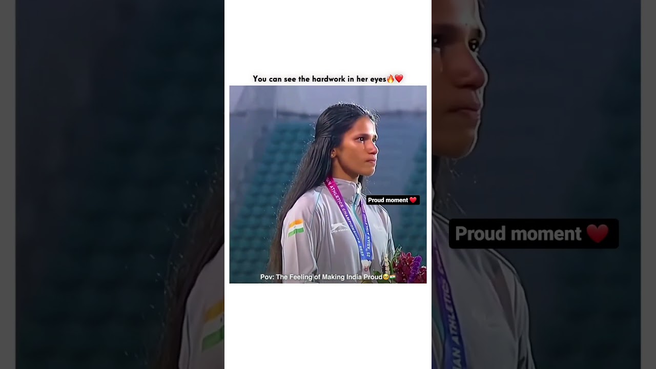 Proud moment🇮🇳 Jyoti yarraji created history ❤️#proud #athlete #indian #viral #shorts #youtubeshorts