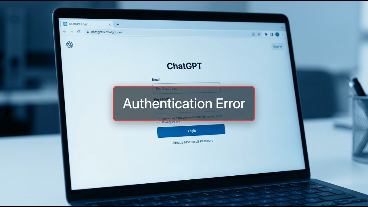 Не можете войти в ChatGPT? Исправьте ошибку аутентификации за считанные минуты!