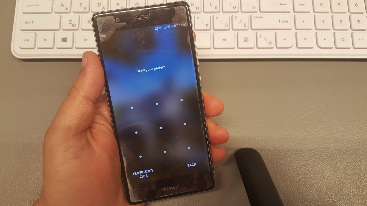 How to Hard reset Huawei P9 EVA-L09.Remove Pin,pattern,password lock.