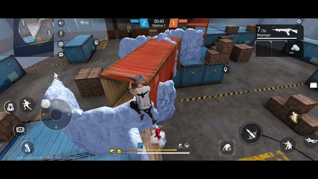X1 de free fire com meu amigo