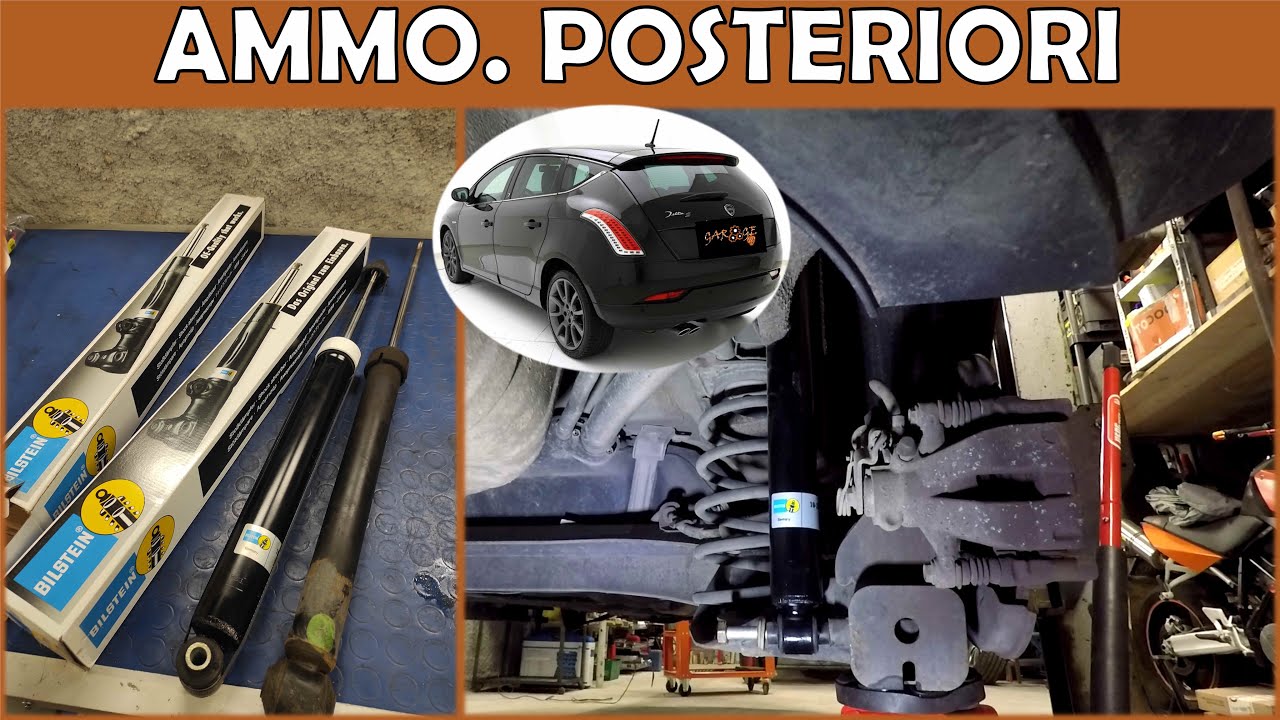 Sostituzione AMMORTIZZATORI POSTERIORI SCOPPIATI - Lancia Delta 3° Serie