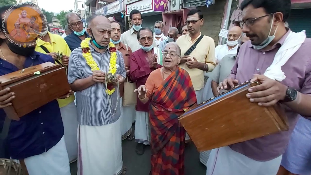 Margazhi Veedhi Bhajan - 04Jan21 - 001 - Gnanananda Mandali Chennai - Margazhi 2020