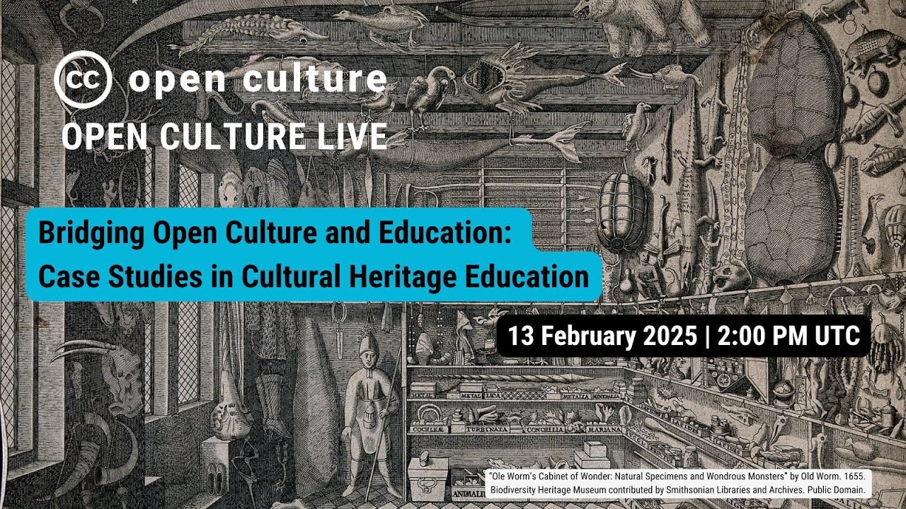 Bridging Open Culture and Education: Case Studies in Cultural Heritage Education