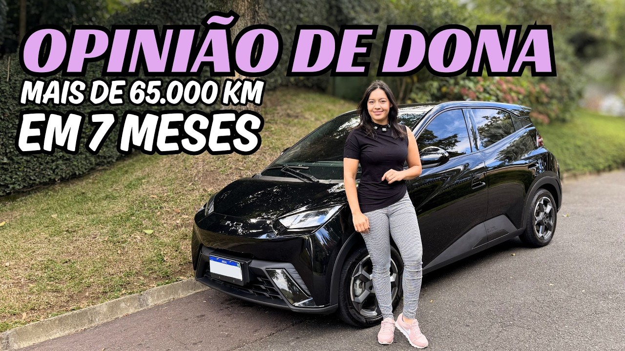 Ela conta TUDO! até como faz VIAGENS LONGAS: 2.500 km em dois dias com BYD Dolphin Mini