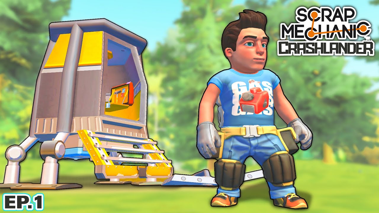 CRASHLANDER SURVIVAL SERIES! Epic NEW Mod! (Crashlander Survival 1)
