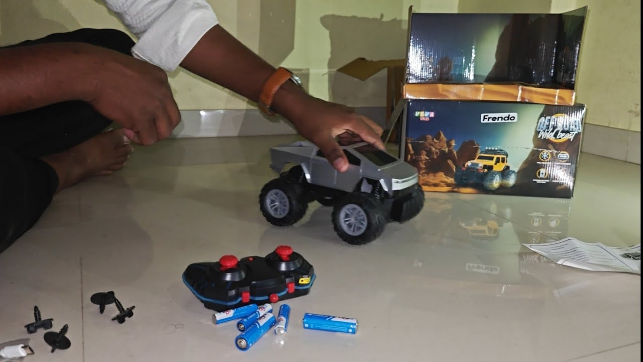 RC Officially Licensed RC Tesla Cyber Truck Unboxing & testing - New New Toys
