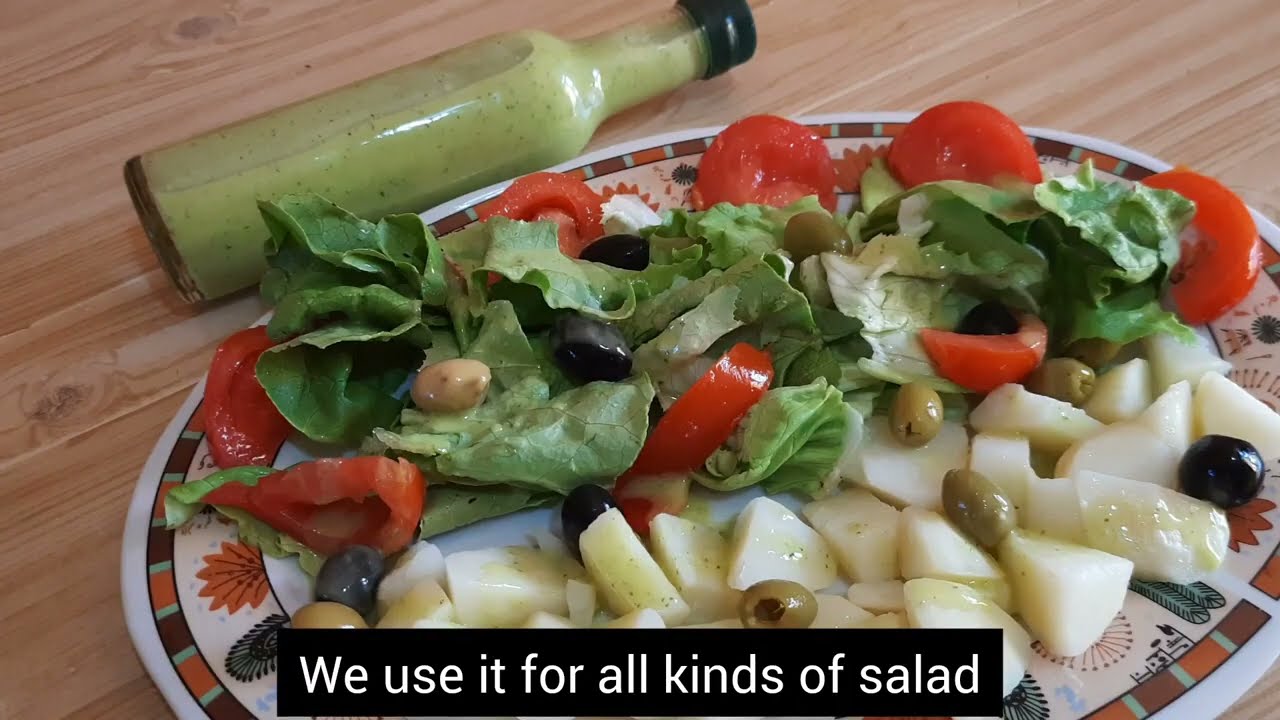 صلصة سلطة🥗 رووووعة 👌وتكفي رمضان 🌙 كامل ادعولي