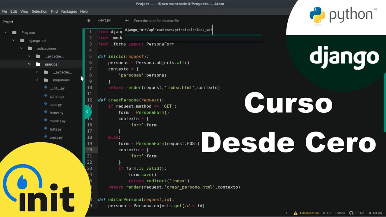 Curso Django Desde Cero | CRUD completo y Bases de Datos