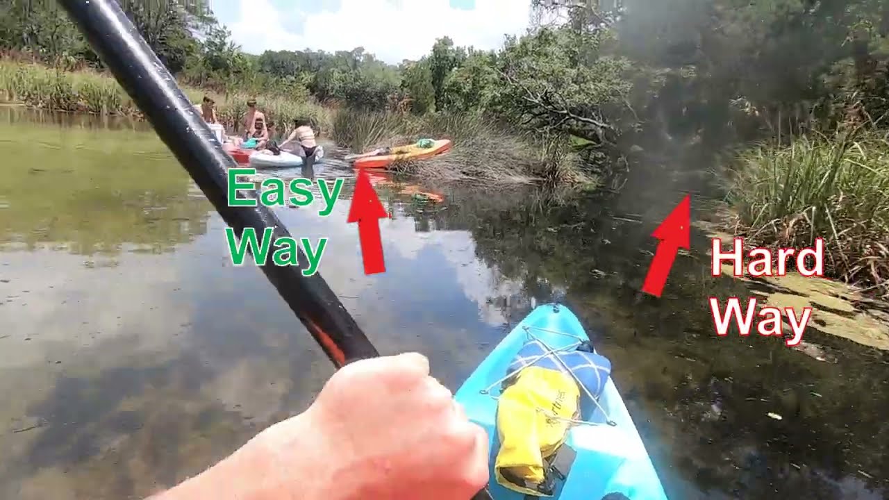 Kayak from 7 Sisters Spring to The Crack, the 