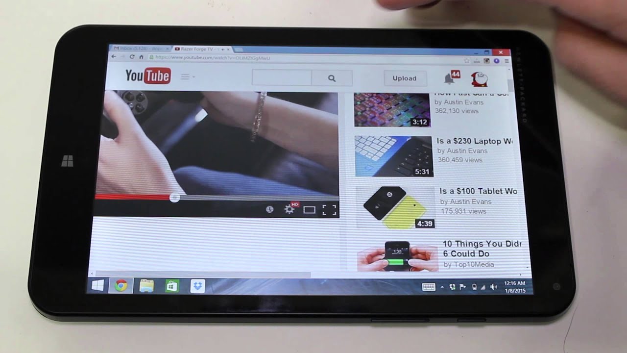 Why I Bought The HP Stream 8 Tablet | A Look At The Device & OS