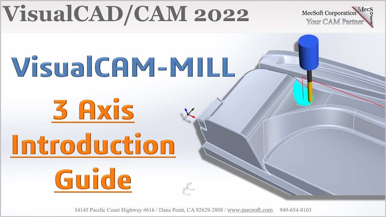 VisualCAD/CAM 2022: Введение в 3-осевую обработку