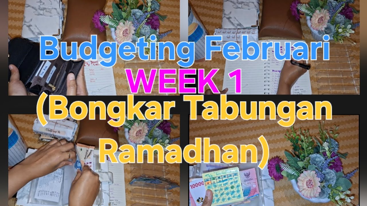 EVALUASI BUDGET JANUARI WEEK 5 & CASH STUFFING BUDGET FEBRUARI WEEK 1 #GIFTAWAYDIDESKRIPSI🥰