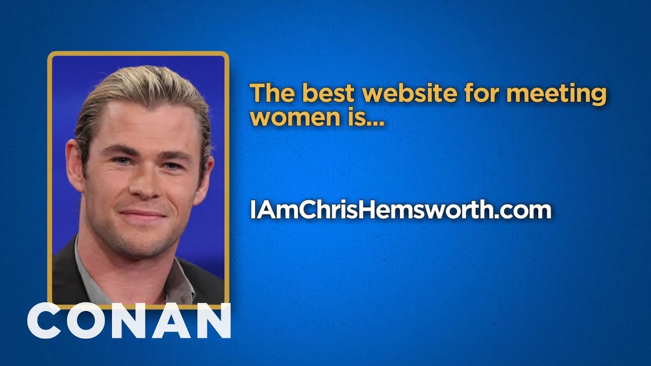 Celebrity Survey: Chris Hemsworth, Kim Davis Edition | CONAN on TBS
