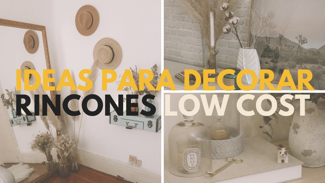 DIY Ideas para DECORAR rincones LOW COST | PASO A PASO AD