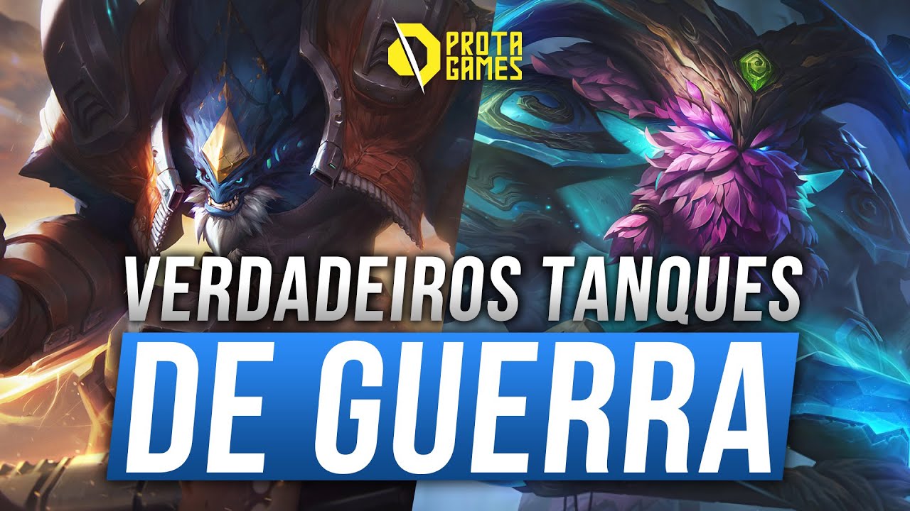 OS 7 CAMPEÕES TANQUES QUE CAUSAM TONELADAS DE DANO - LEAGUE OF LEGENDS