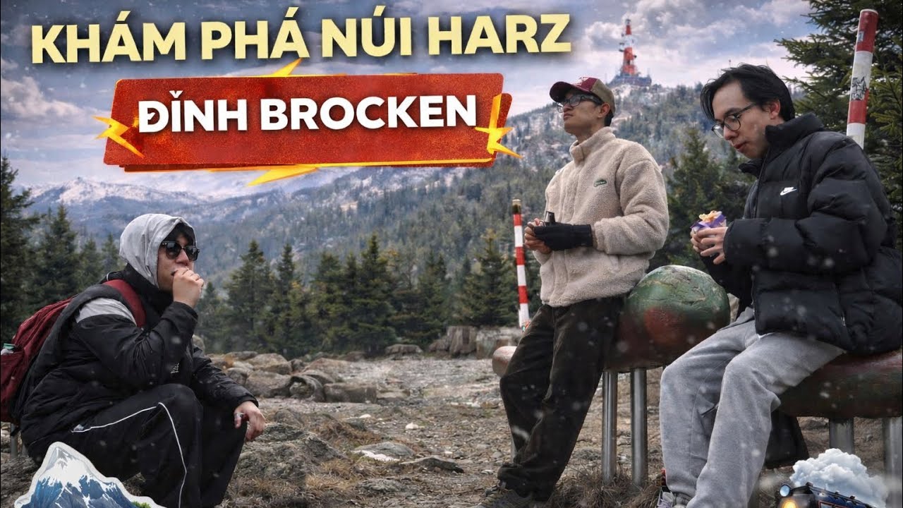 Trốn khỏi thành phố ngột ngạt , chúng tôi lên núi thở 1 hôm ( Goetheweg auf den Brocken )