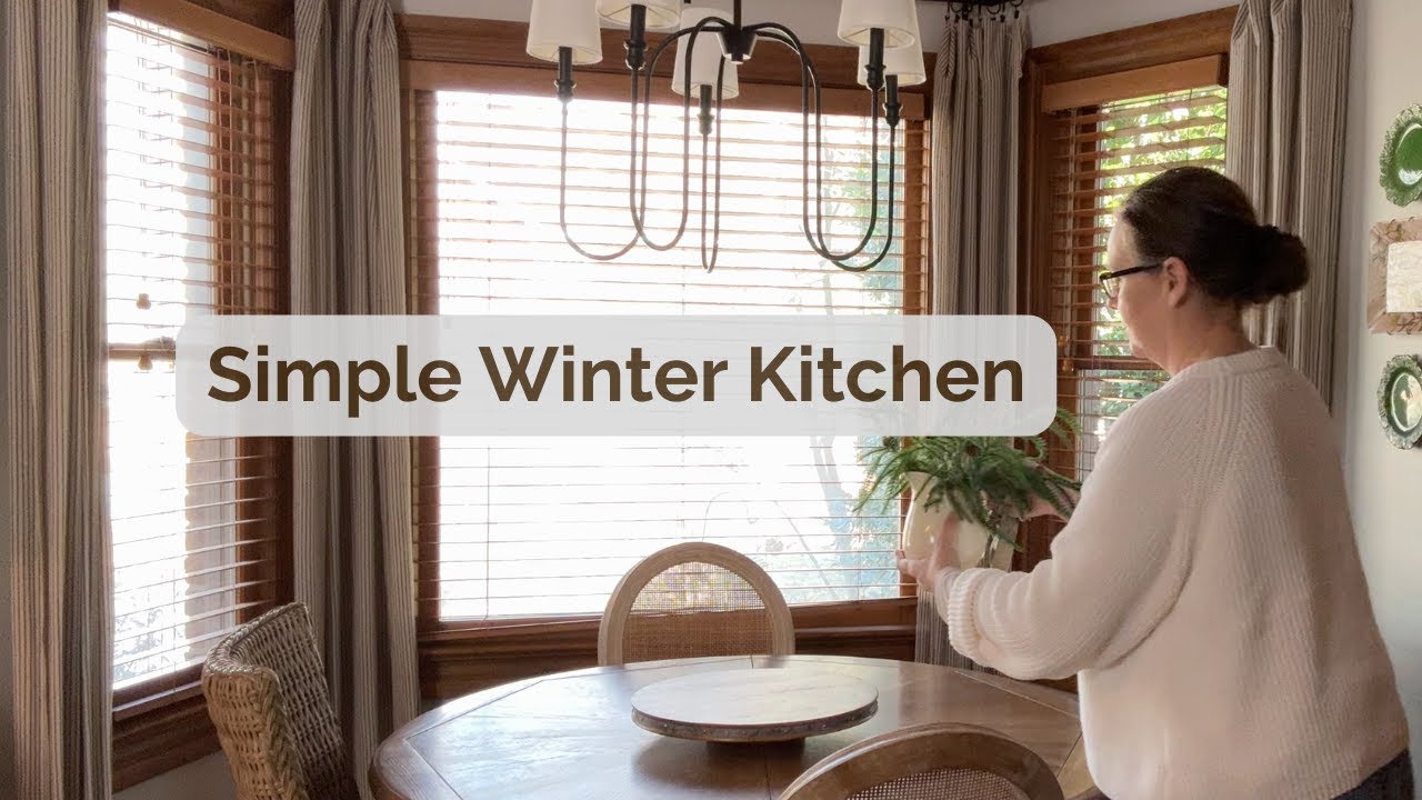 Cozy Winter Decorating Ideas In The Kitchen | Kitchen Refresh & How To Decorate After Christmas