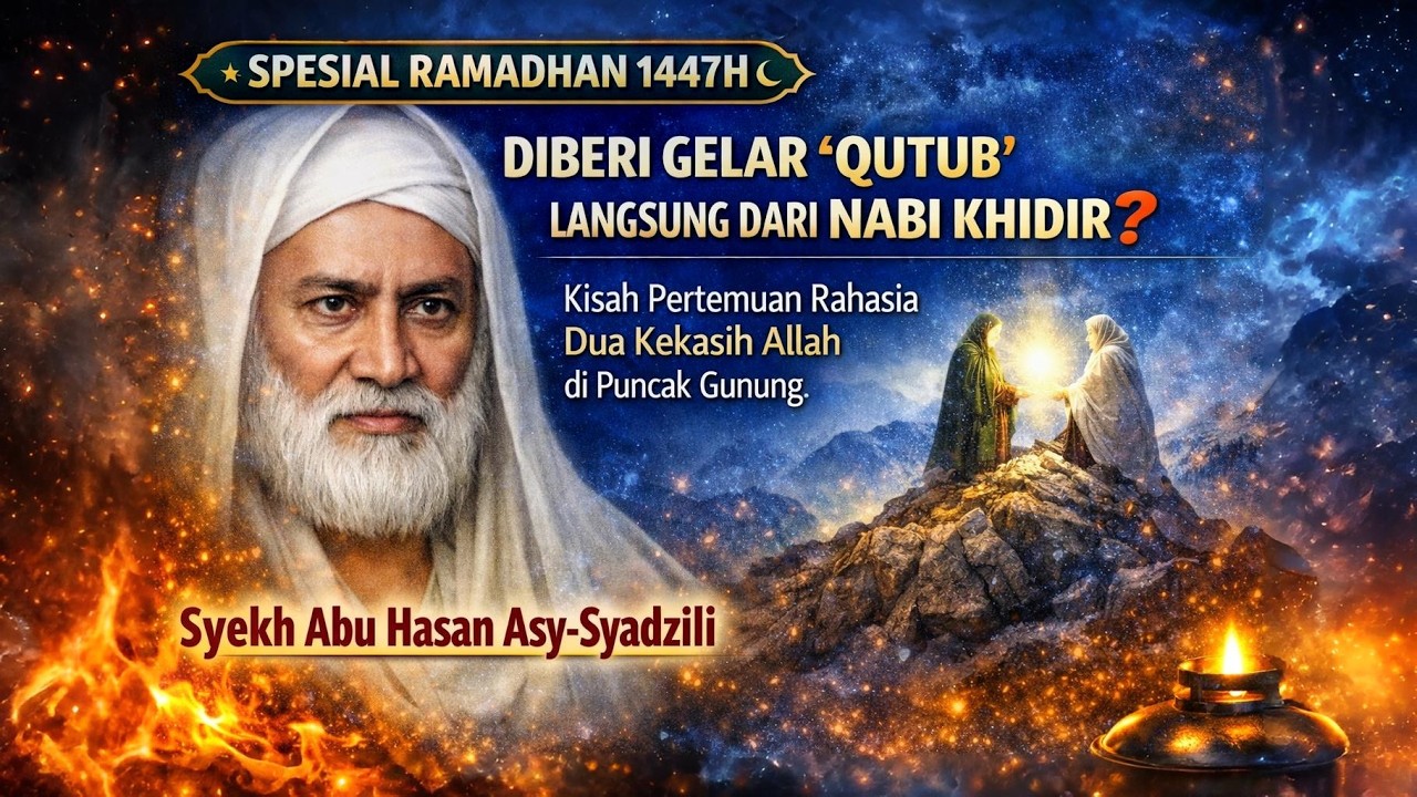 DIBERI GELAR 'QUTUB' LANGSUNG DARI NABI KHIDIR ❓ Kisah Pertemuan Rahasia Dua Kekasih Allah di Puncak