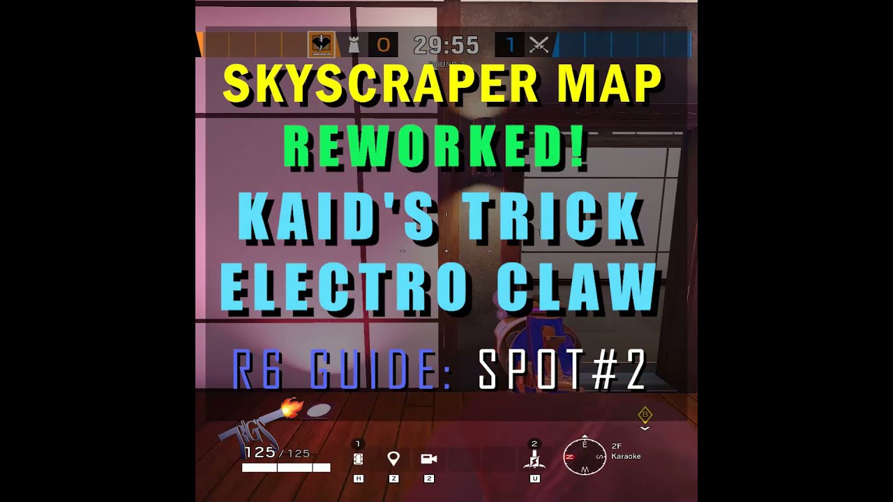 Kaid Trick Spot-2! At Skyscraper Rework! 💯👍 | Crystal Guard | Kali Counter | 🌈Siege Guides | ROGS
