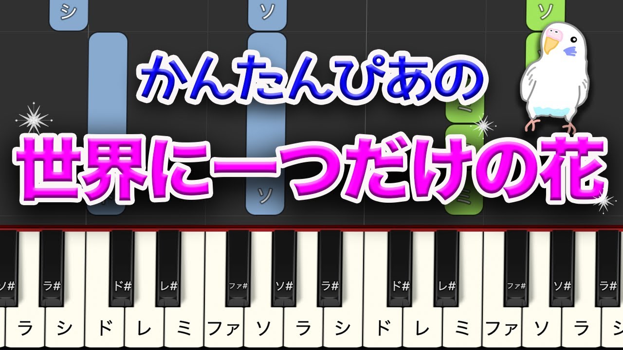 【少し弾ける方向け】初級から中級へステップアップ｜世界にひとつだけの花