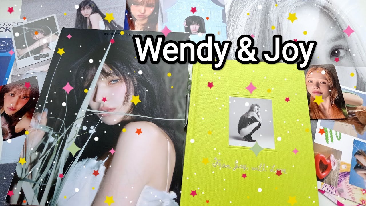 💐 распаковка альбомов wendy — cerulean verge и joy — from joy, with love