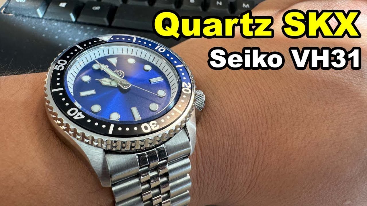 Кварцевые часы SKX - Seiko VH31 / Miyota 2115 в корпусе NH35