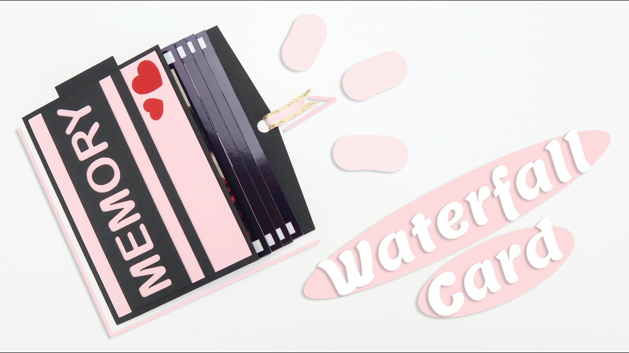 DIY | Roll Film Waterfall Card | Handmade Gift Idea
