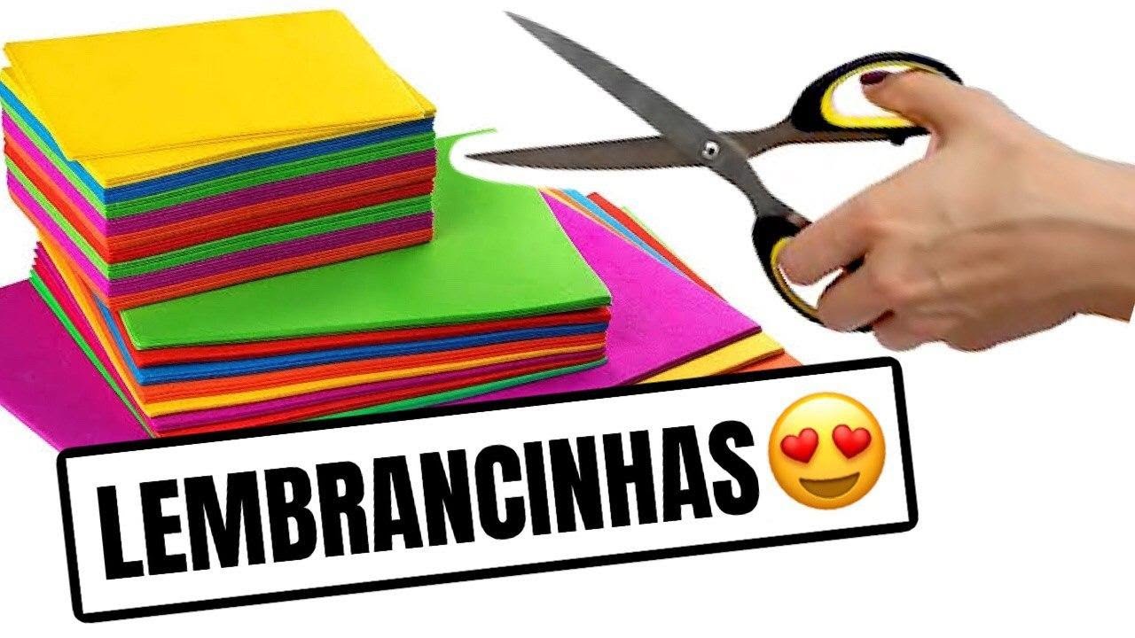 5 LEMBRANCINHAS DE EVA PARA FESTA F&Aacute;CIL DE FAZER | SHOW DE ARTESANATO