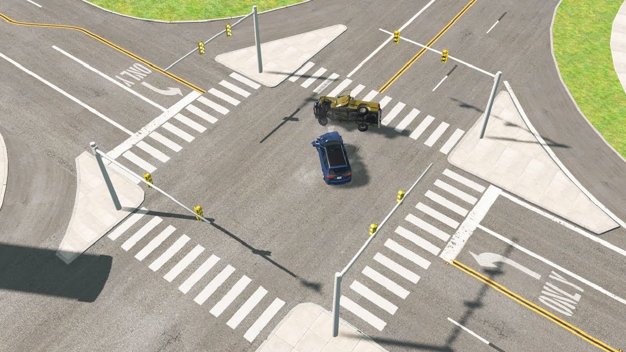 CCTV & Intersection Crashes 1 - BeamNG. Drive