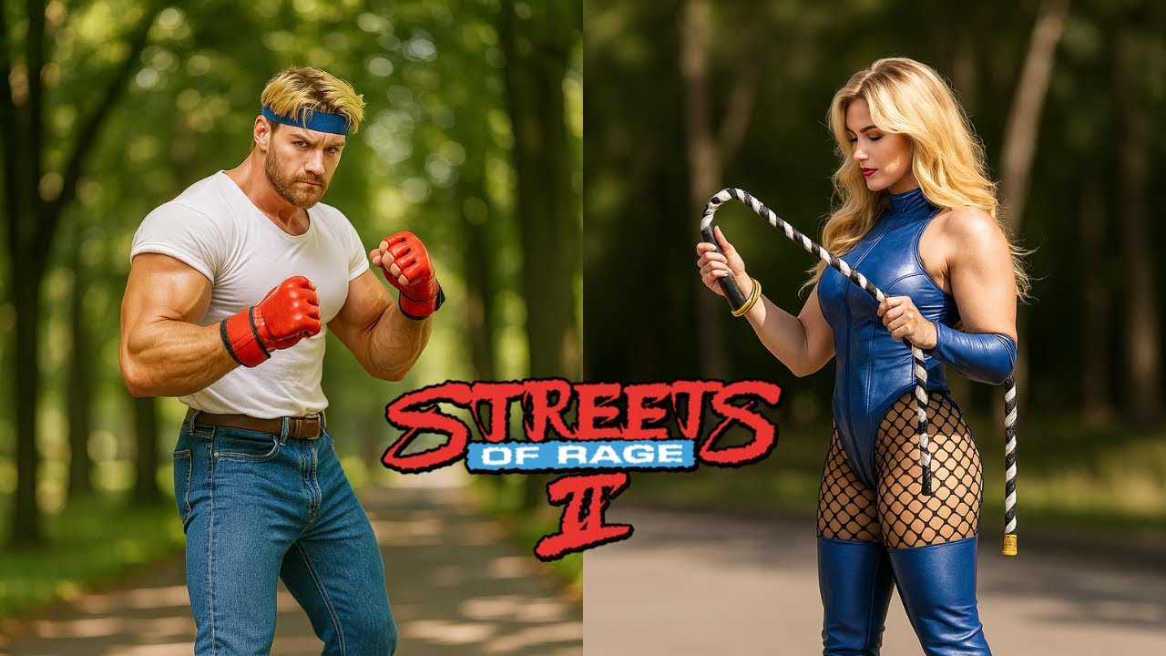 Streets of Rage 2 Reimagined in Real Life | All Fighters Brought to Life with AI
