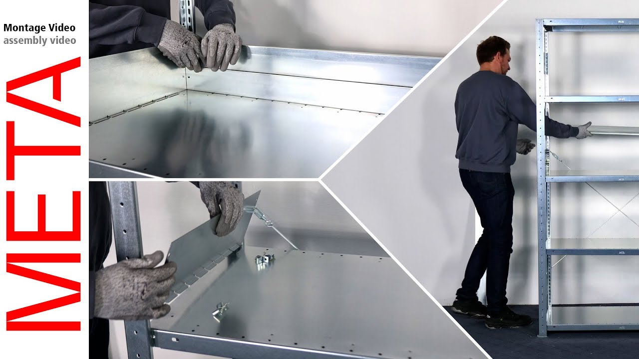 Montage/Assembly: META CLIP Schüttgutmulde/Bulk material trough